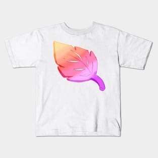 Colorful Leaf Kids T-Shirt